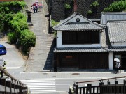 杵築の城下町(酢屋の坂_杵築市)